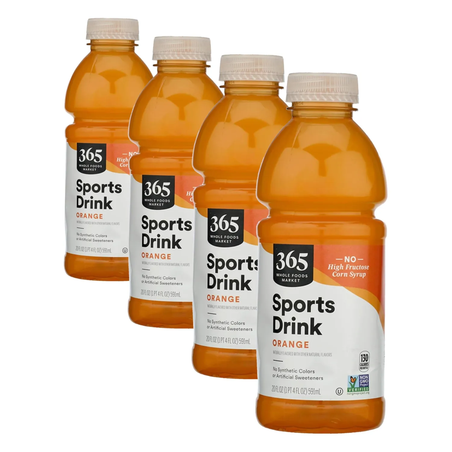 365 by Whole Foods Market, Sports Drink, Orange, 20 Fl Oz (Pack of 4)