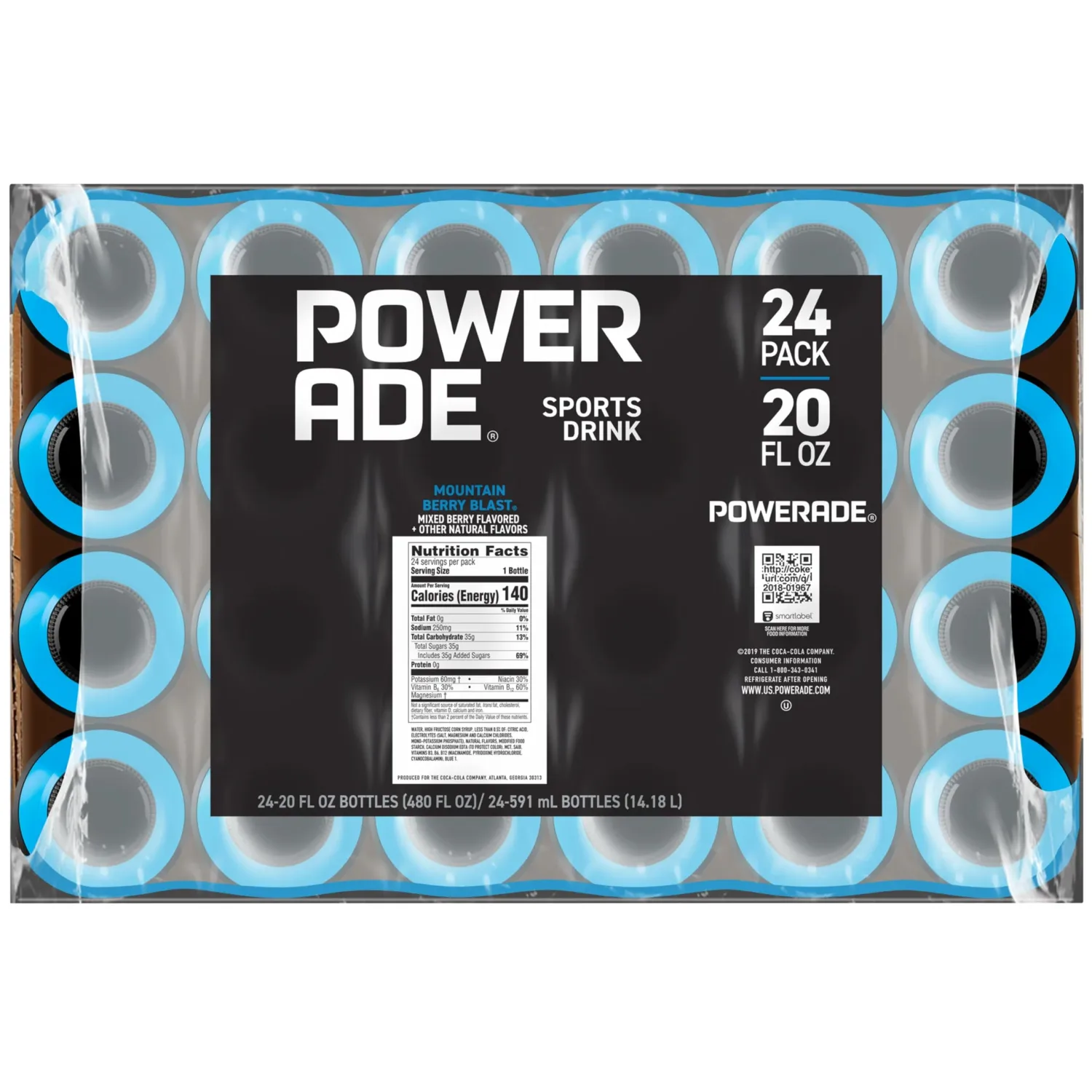 POWERADE Mountain Berry Blast Sports Drink, 20 Fl Oz