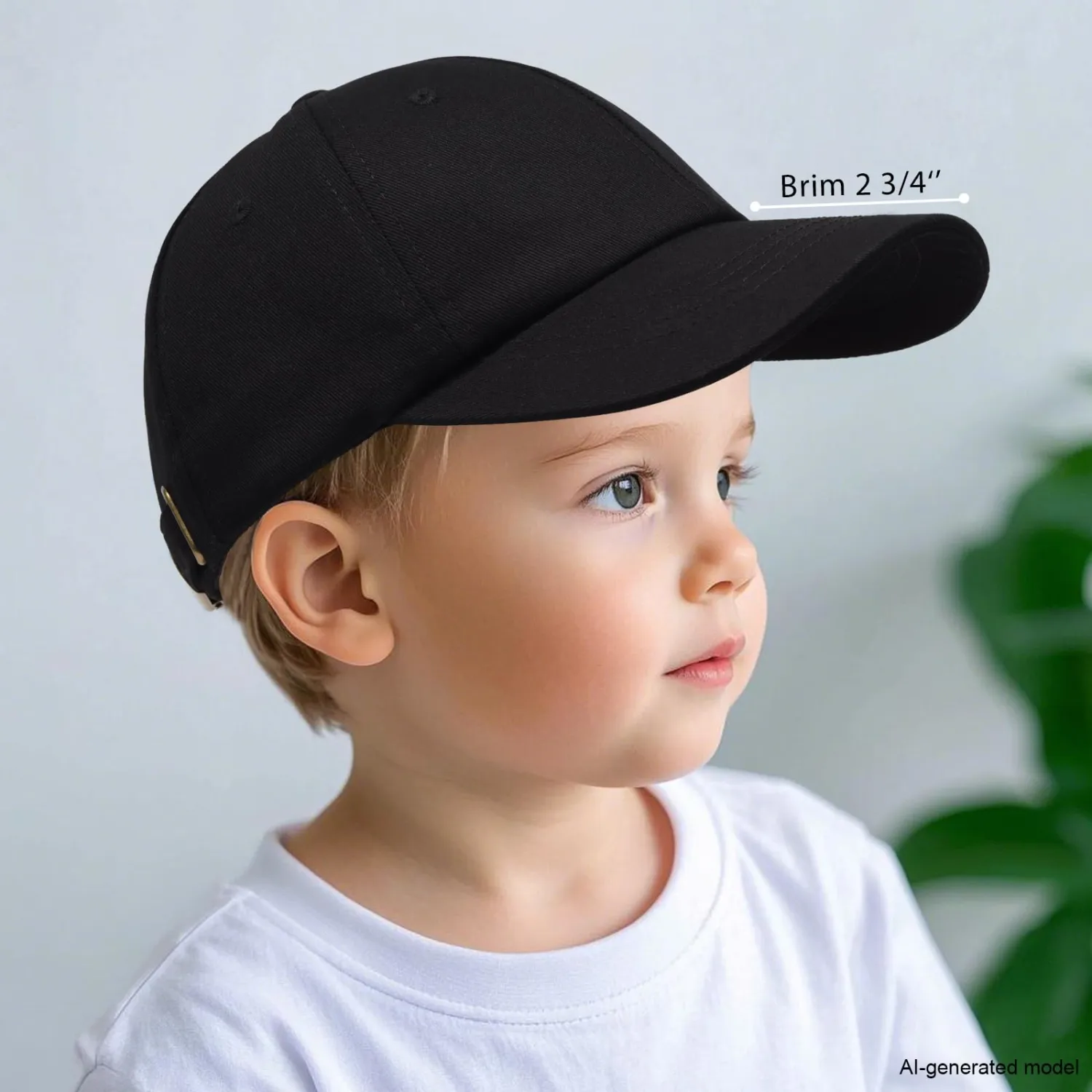 WILLPORT Kids Adjustable Cotton Baseball Cap,2-9Y | Soft breathable cotton.Curved brim for protection.Adjustable strap grows with child.Machine washable.Ideal gift for birthdays