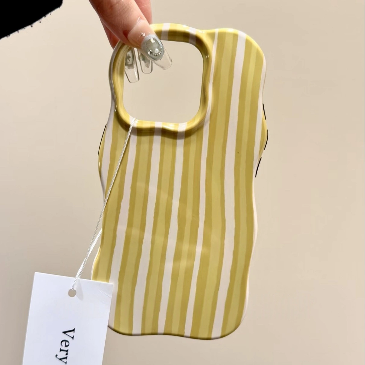 Simple Contrasting Color Striped Phone Case