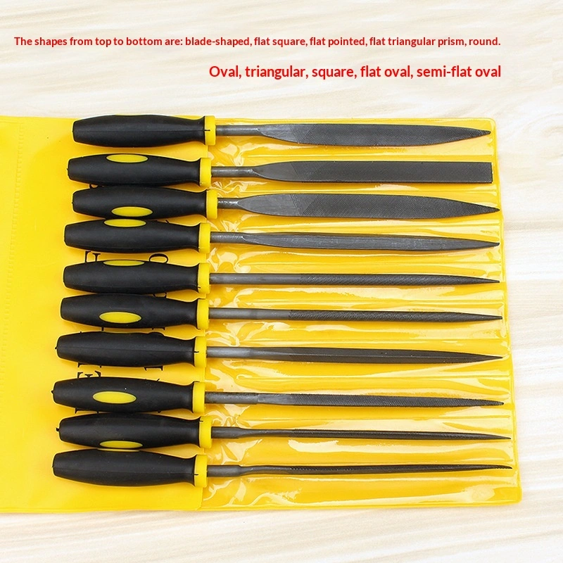 Steel File Polishing Tool Small Combination File Set