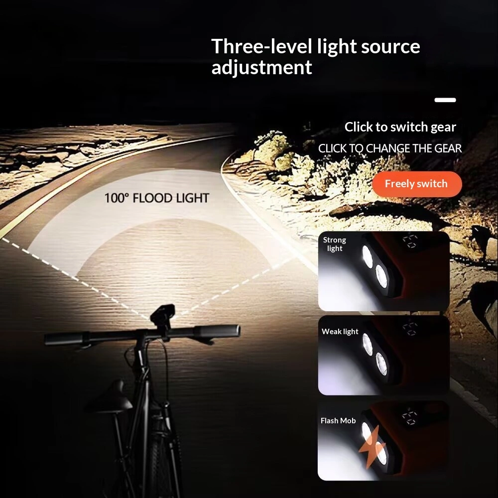 Portable Multifunctional Outdoor Bicycle Light