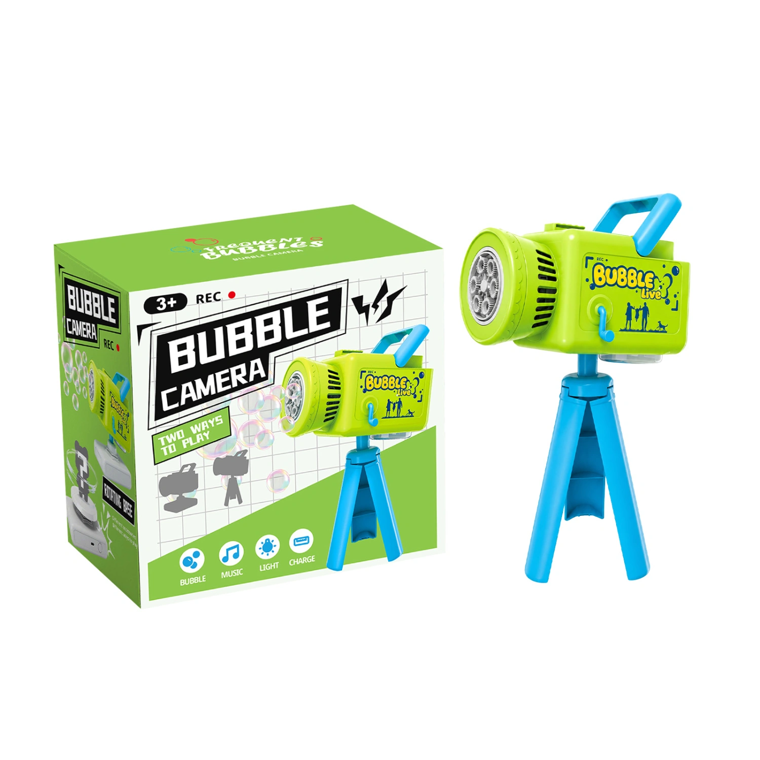 Rechargeable Bubble Machine