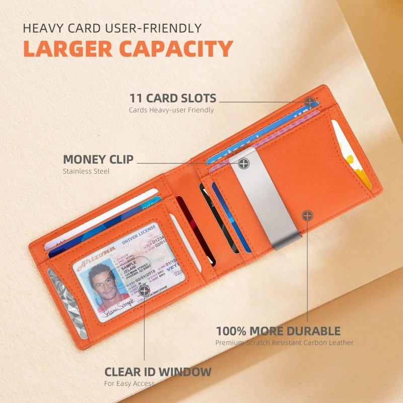 Men's Flip Two-fold Ultra-thin Wallet