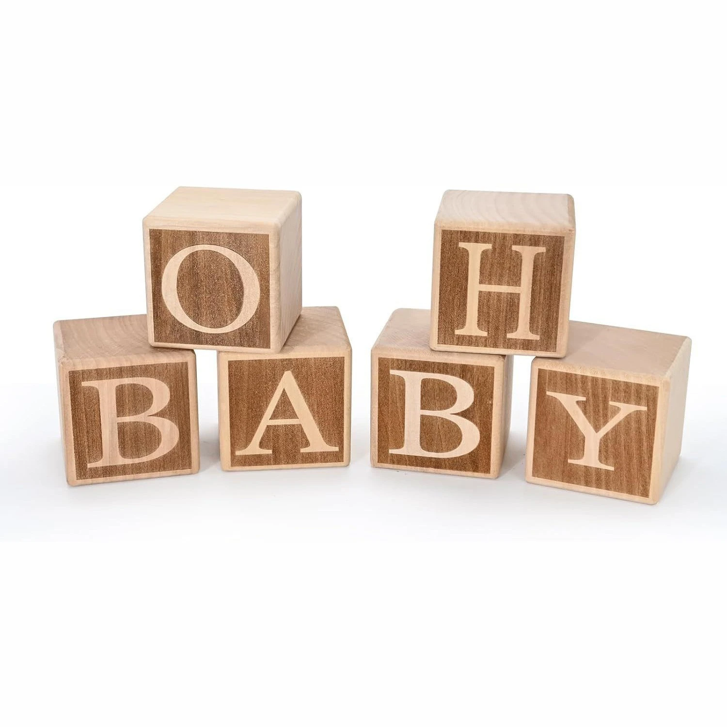 Cross-border Customized Log Alphabet Building Blocks For Children Early Education Puzzle Blocks Wooden Baby Room Decoration Ornaments