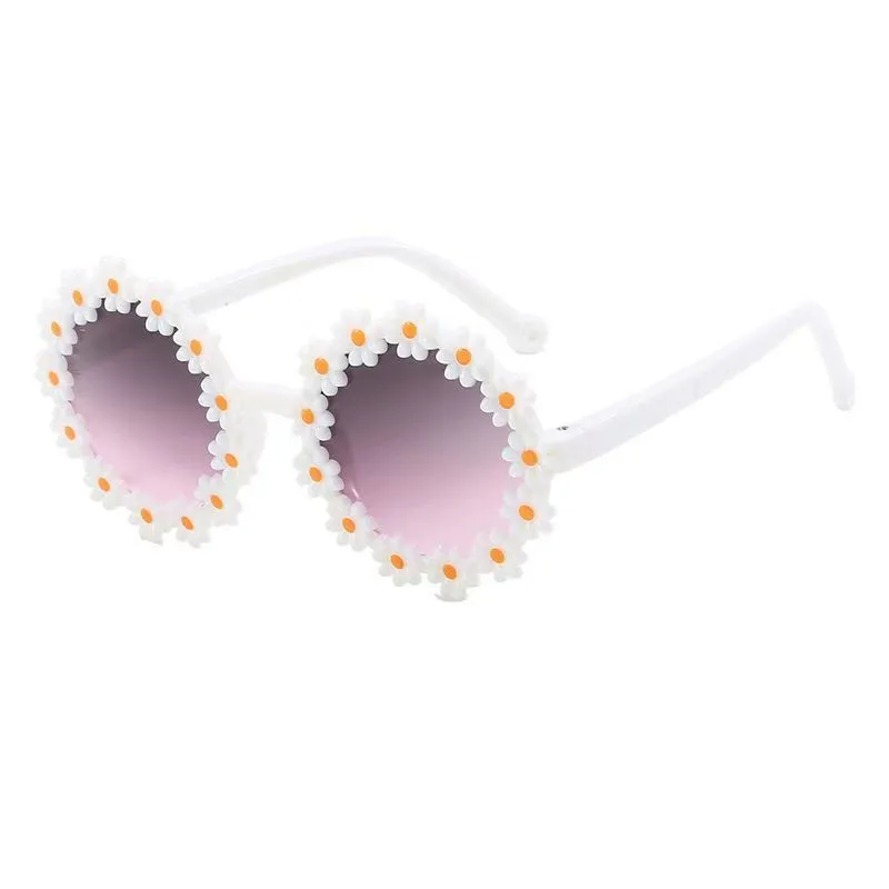 Cute Flower-Shaped Sun-Protective Sunglasses For Children