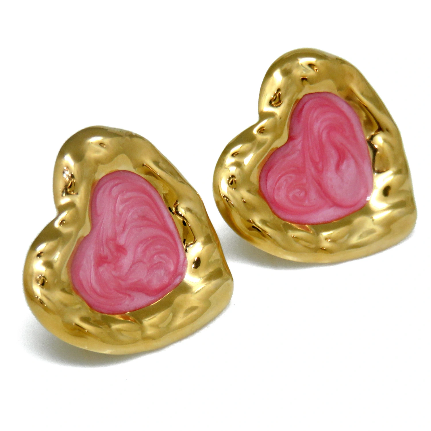 Ombre Heart-shaped Stud Earrings