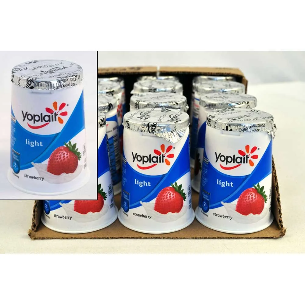 Yoplait Light Strawberry Yogurt, 6 Ounce - 12 per case.