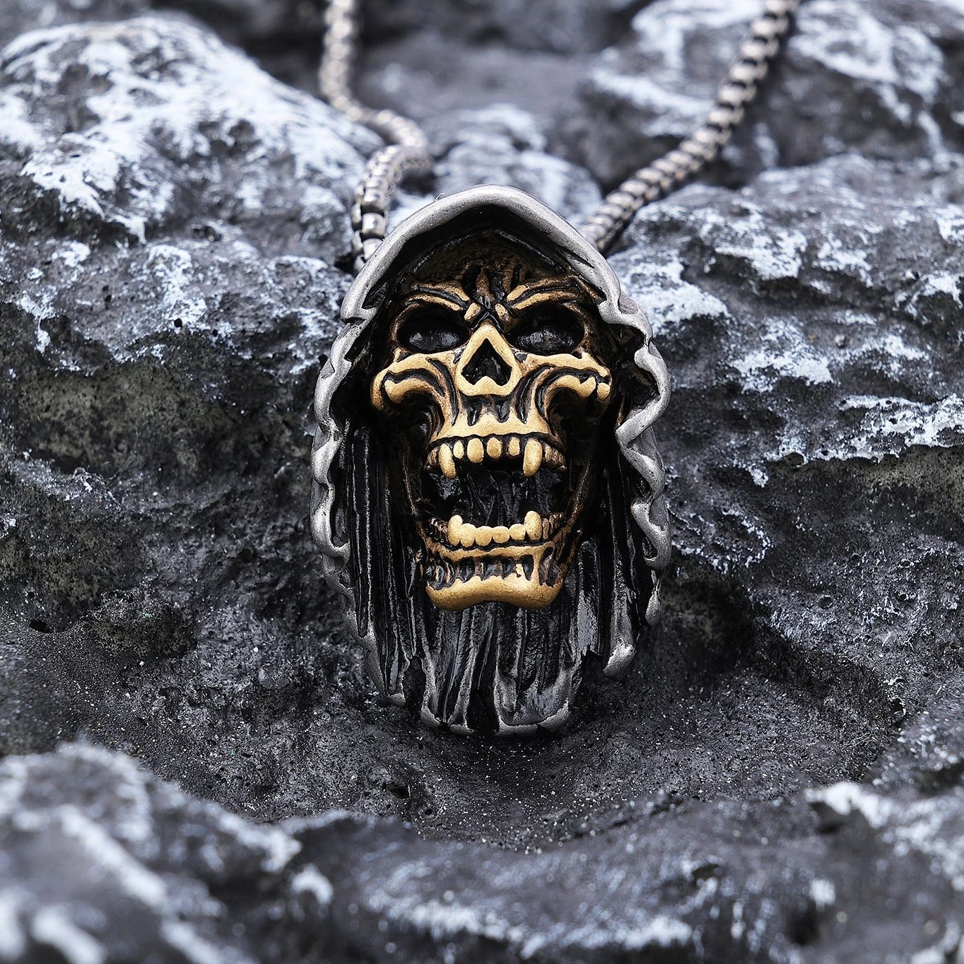 European And American Retro-style Punk Stainless Steel Pendant