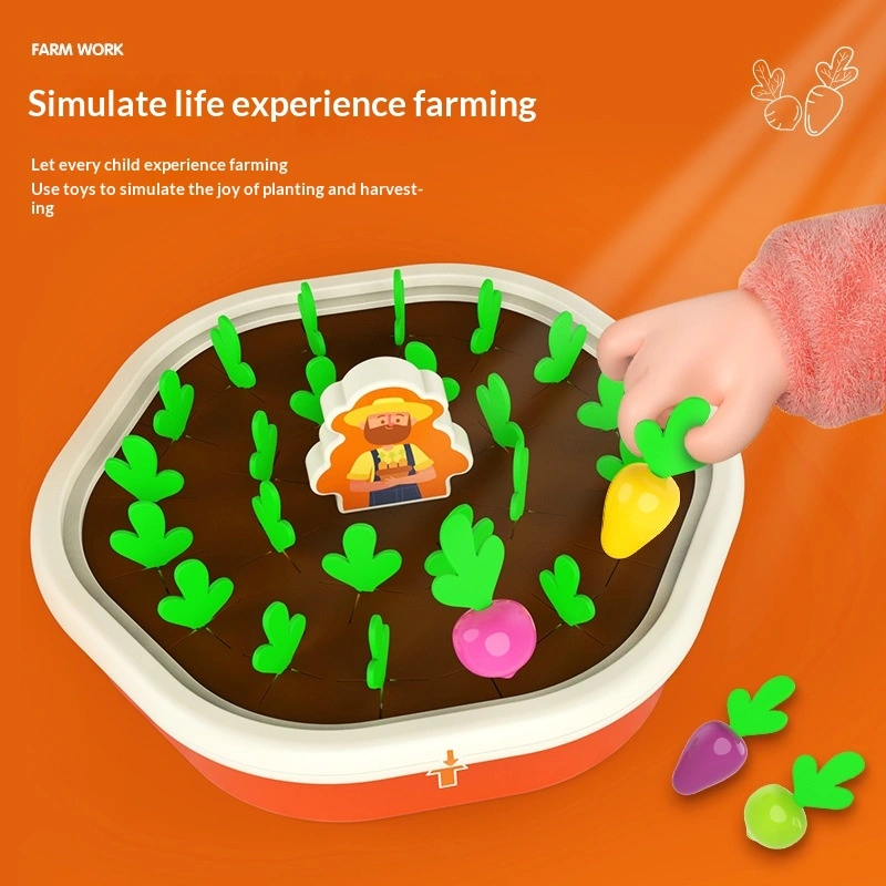 Memory Carrot Pulling Game Early Childhood Educational Practice Toy