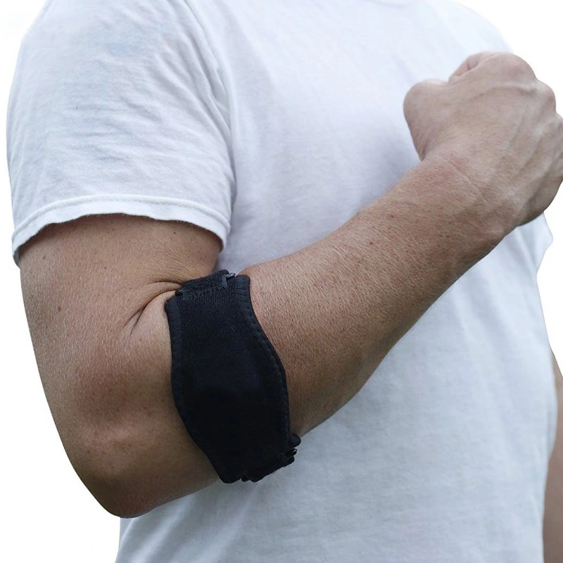 Pressure Double Buckle Anti-collision Protection Adjustable Neoprene Tennis Elbow Pad Protective Gear