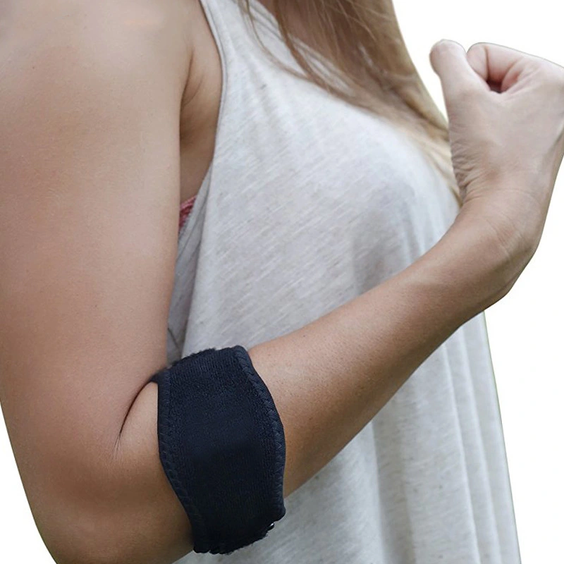 Pressure Double Buckle Anti-collision Protection Adjustable Neoprene Tennis Elbow Pad Protective Gear