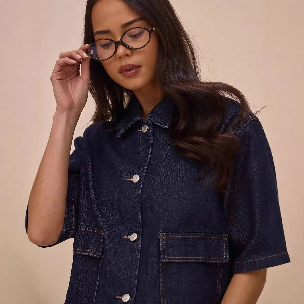 Womens Denim Top For Foreign Trade Short Denim Jacket For Women