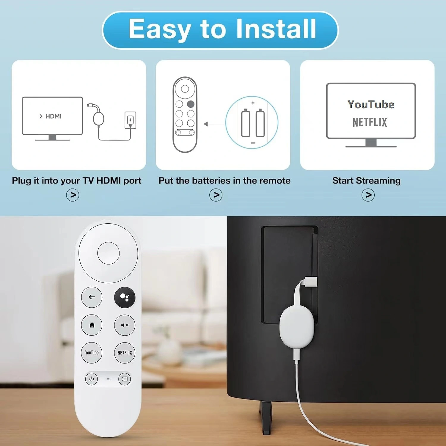 Applicable To TV Bluetooth Voice Remote Control