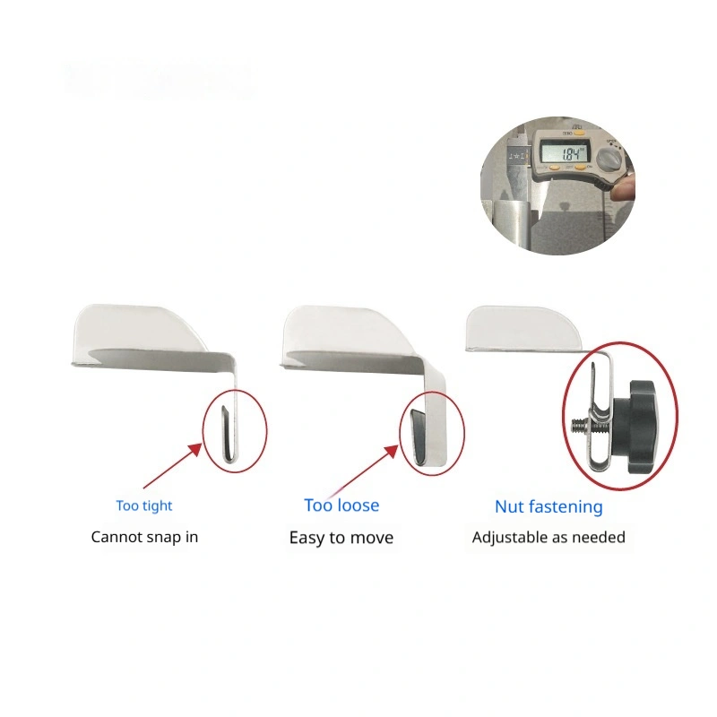 Hemming Machine Fabric Cutting Prevention Edge Guiding Gauge Accessory