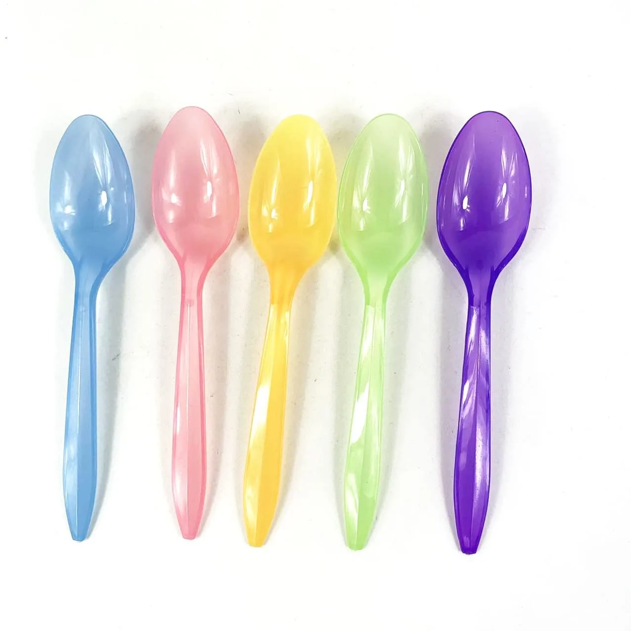 Worlds 50 Count Color Changing Spoons, Mix Ice Cream & Frozen Yogurt Spoon