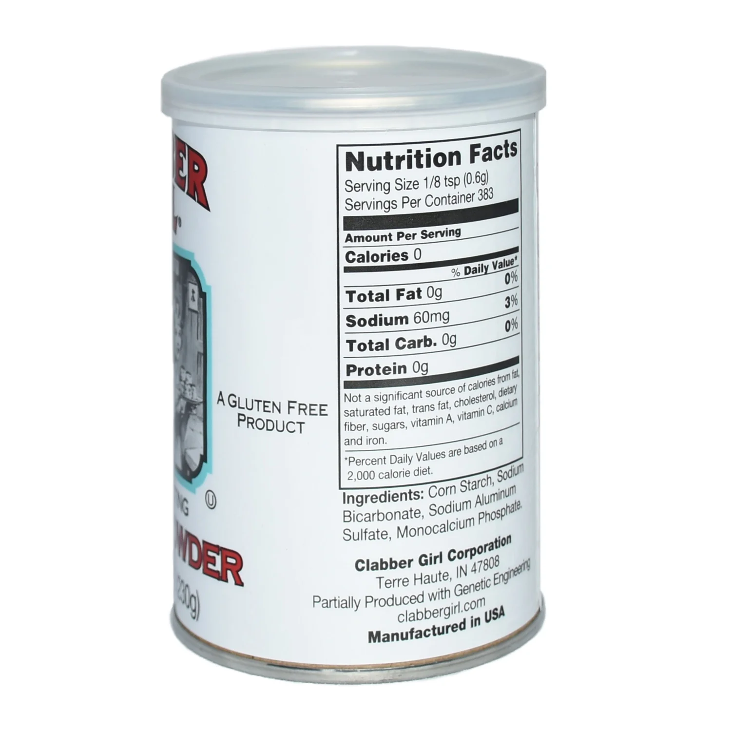 Clabber Girl Double Acting Baking Powder, 8.1 Ounce, (Pack of 2)