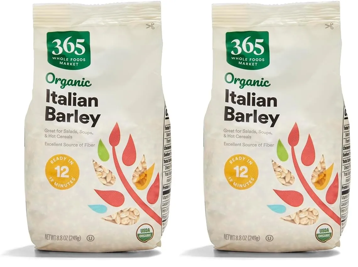365 by Whole Foods Market, Organic Italian Barley, 8.8 oz (Pack of 2)