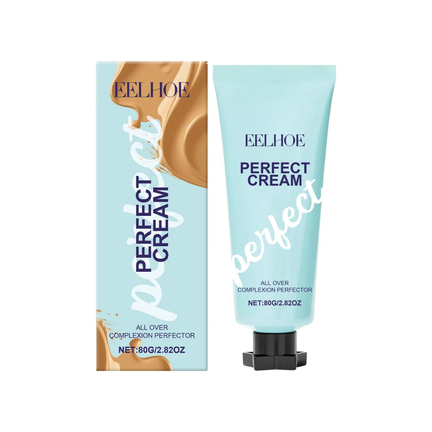 Perfect Cream All-Over Complexion Perfector – Long Lasting CC Cream Foundation Waterproof, Transfer-Resistant Skin Tint with Hydrating Shimmery Glow for Face & Body