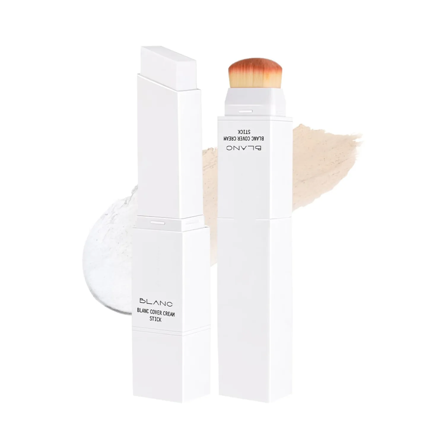 Double-head Blanc Cover Cream Stick, Color Changing Foundation Stick (Fair)