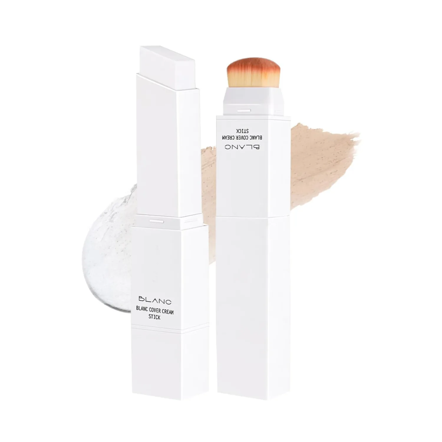 Double-head Blanc Cover Cream Stick, Color Changing Foundation Stick. (Light)