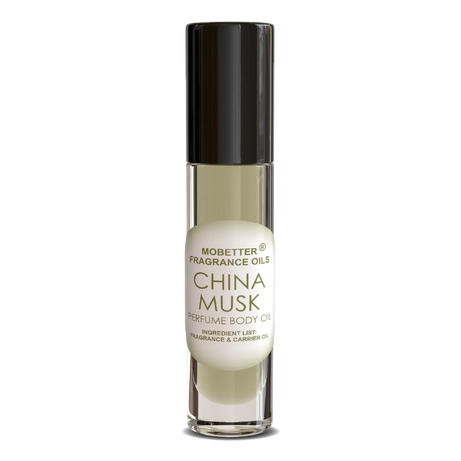 MOBETTER FRAGRANCE OILS China Musk Perfume Body Oil 0.33 Oz Roll On Glass Bottle