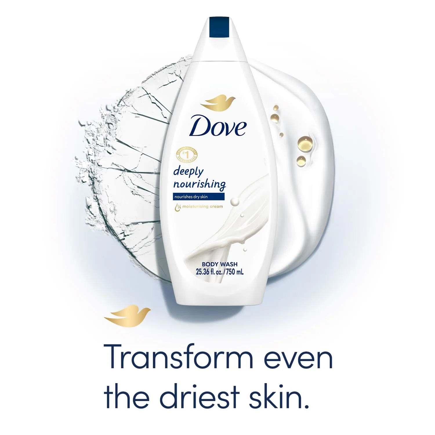 Dove Body Wash 3-Pack – Deeply Nourishing for Softer, Smoother Skin, 25.36 Fl Oz Ea