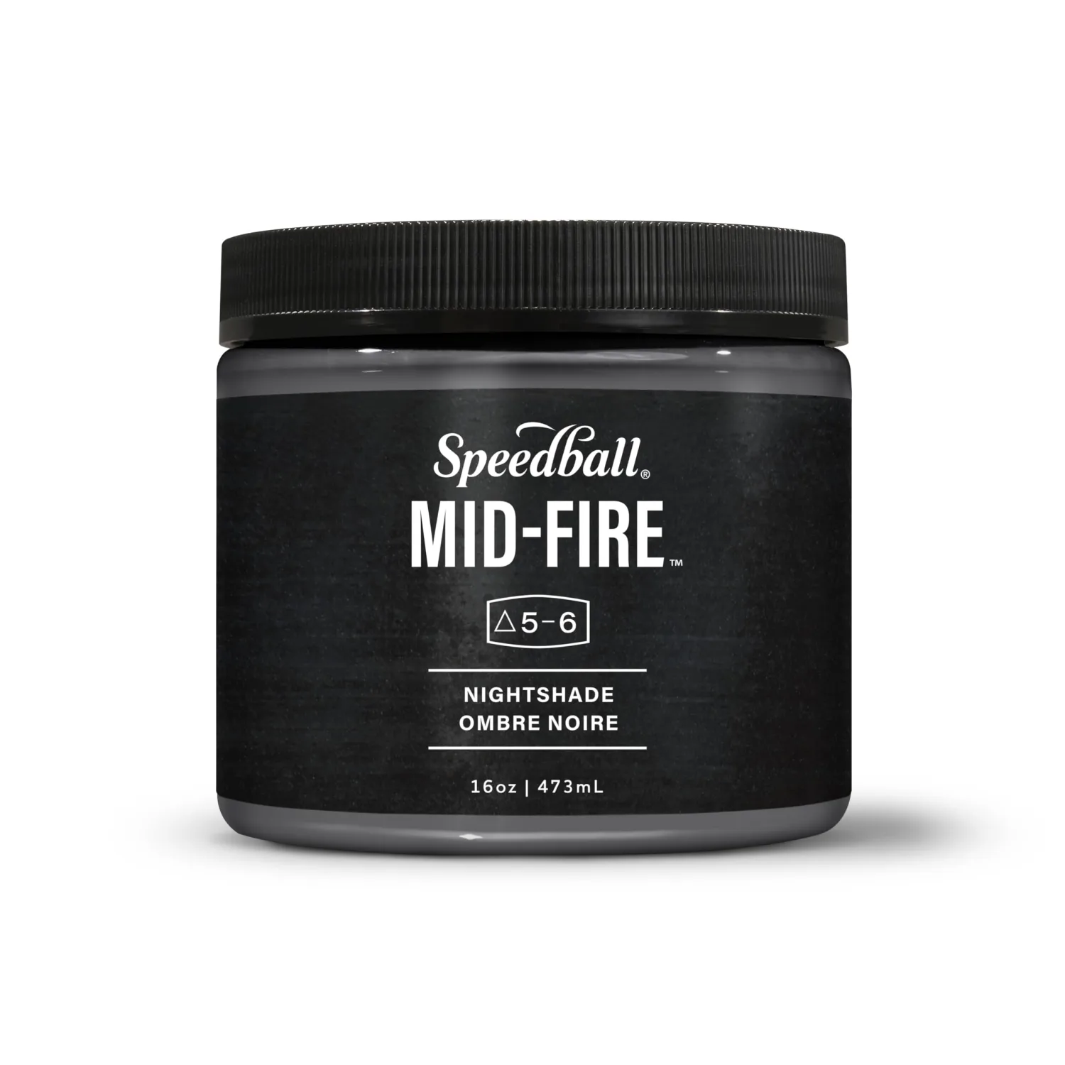 Speedball Mid-Fire Glaze, Nightshade, 16 Ounce Jar for Pottery and Ceramics