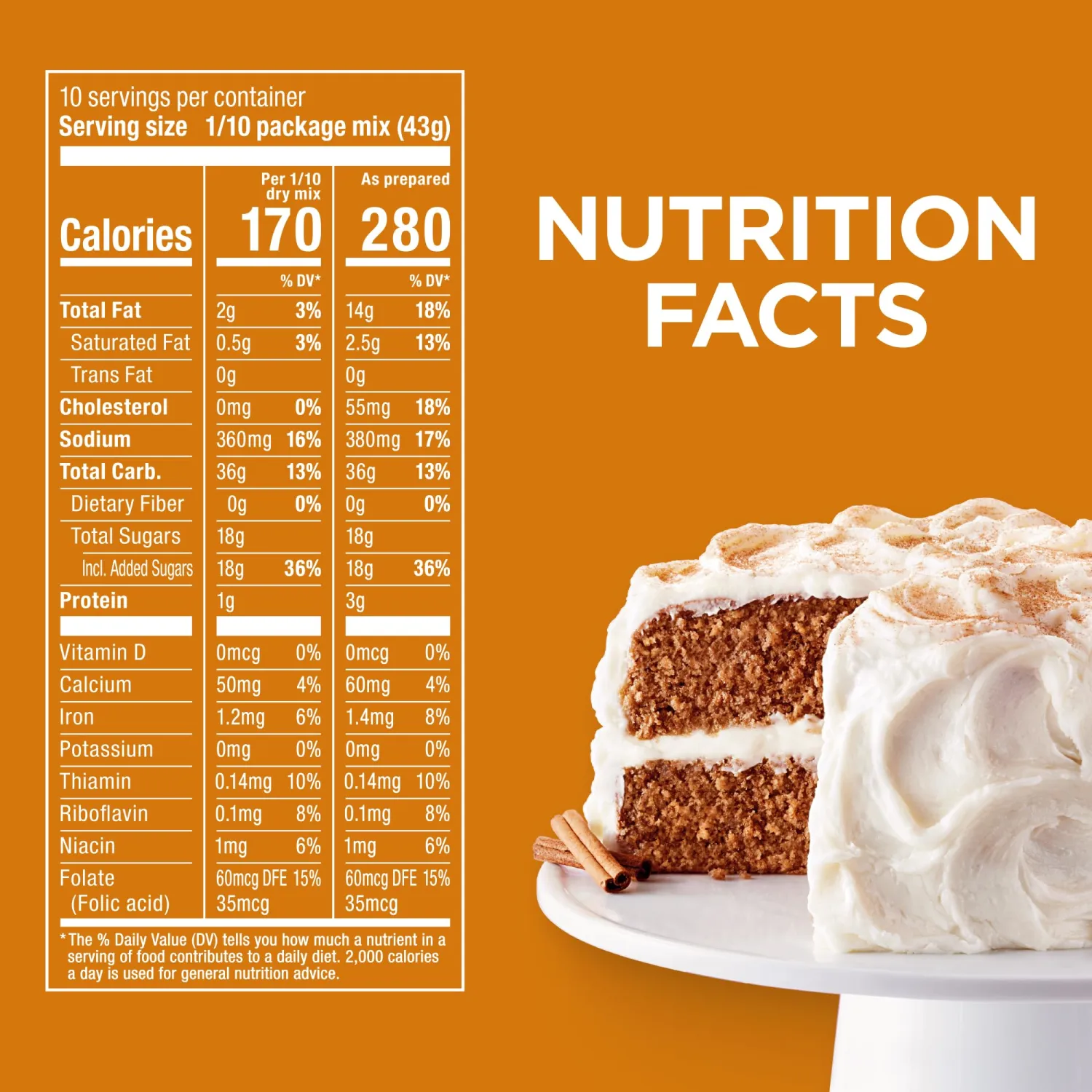 Duncan Hines Signature Perfectly Moist Spice Cake Mix, 15.25 oz.