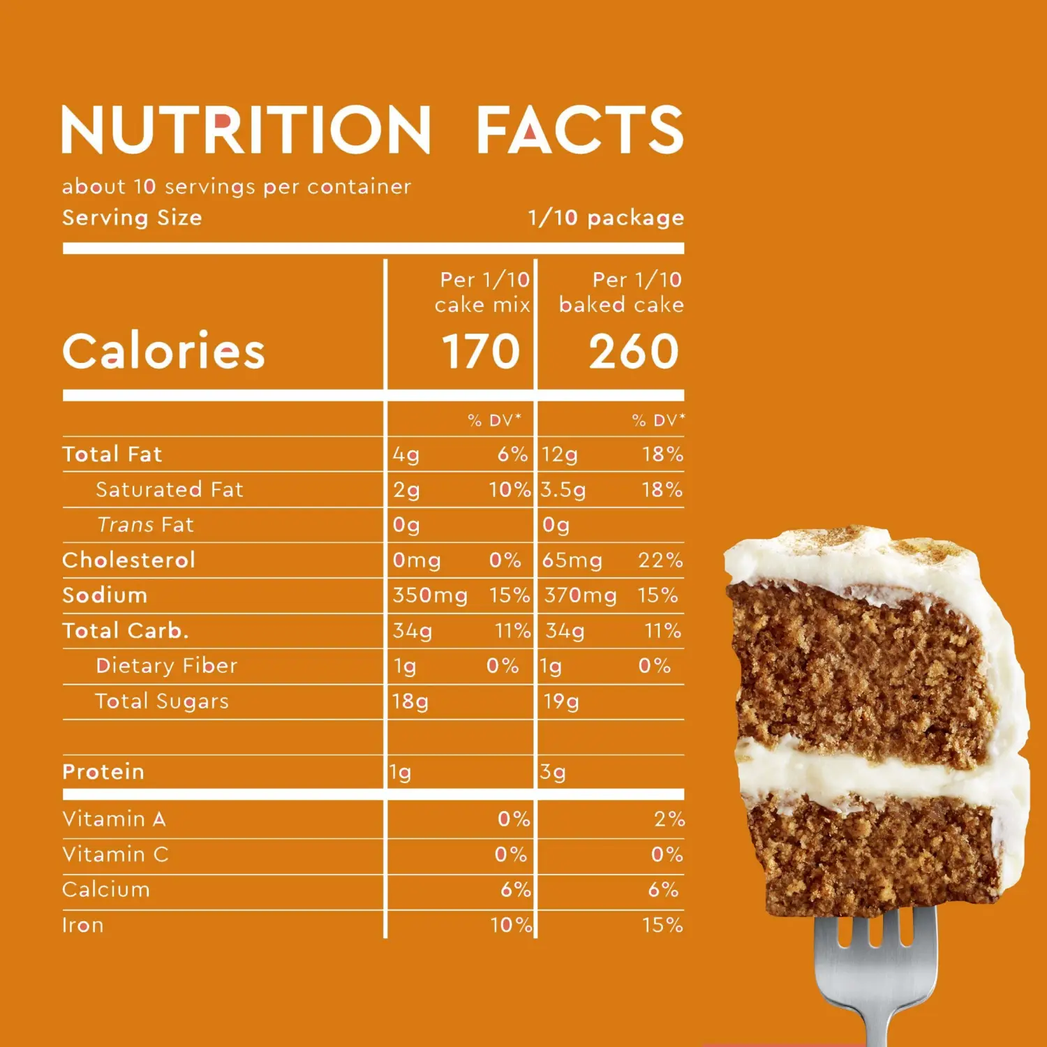 Duncan Hines Spice Cake Mix, 15.25 oz. (Pack of 2)