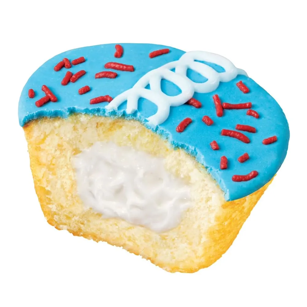 Variety Pack of Snack Cake and Cupcake (Hostess Patriotic Cupcakes, Golden Snack Cakes, 11.57 oz Box)