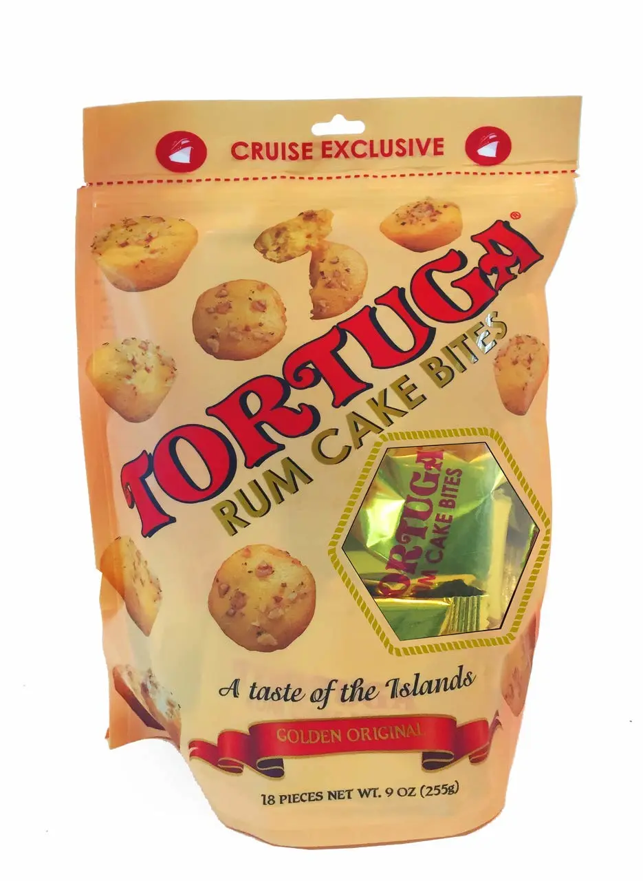 TORTUGA Gourmet Cruise Exclusives Rum Cake Bites - The Perfect Premium Gourmet Gift for Stocking Stuffers, Gift Baskets, and Christmas Gifts - Great Cakes for Delivery