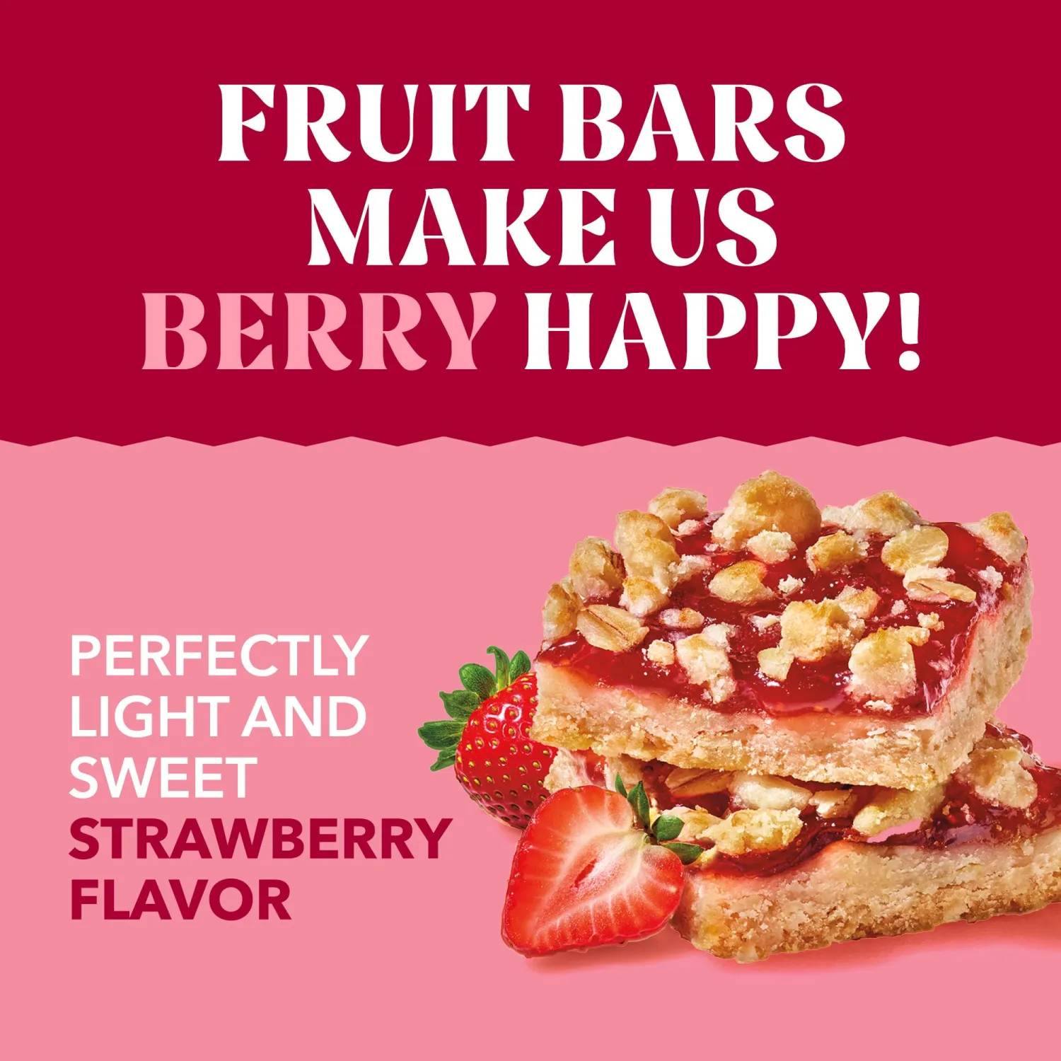 Duncan Hines Strawberry Flavored Crumble Bar Mix, Breakfast Bar Made With Real Fruit, 15.21 oz.