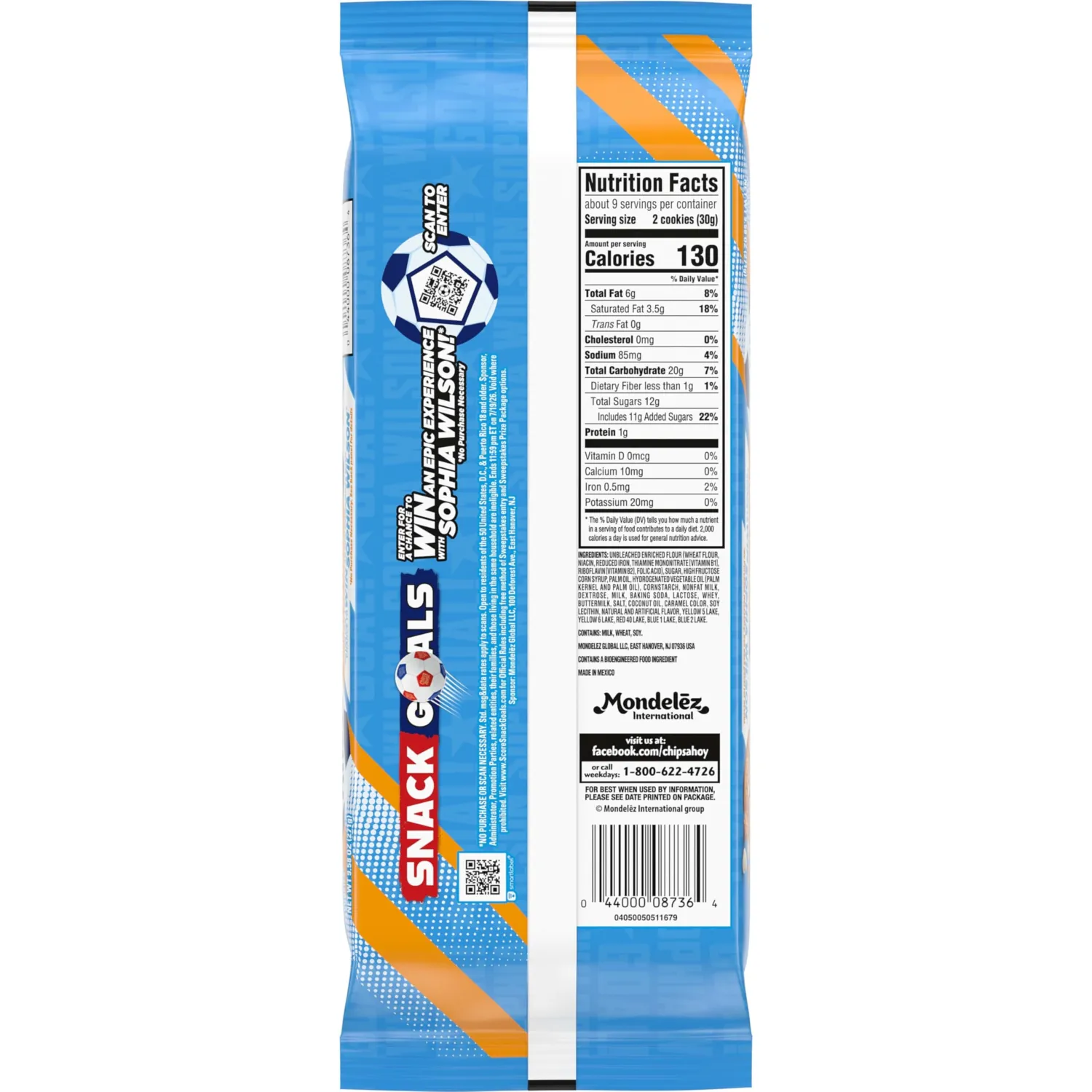 ​​CHIPS AHOY! Chewy Dulce de Leche-Flavored Cookies, Limited Edition, 9.58 oz (Pack of 2)