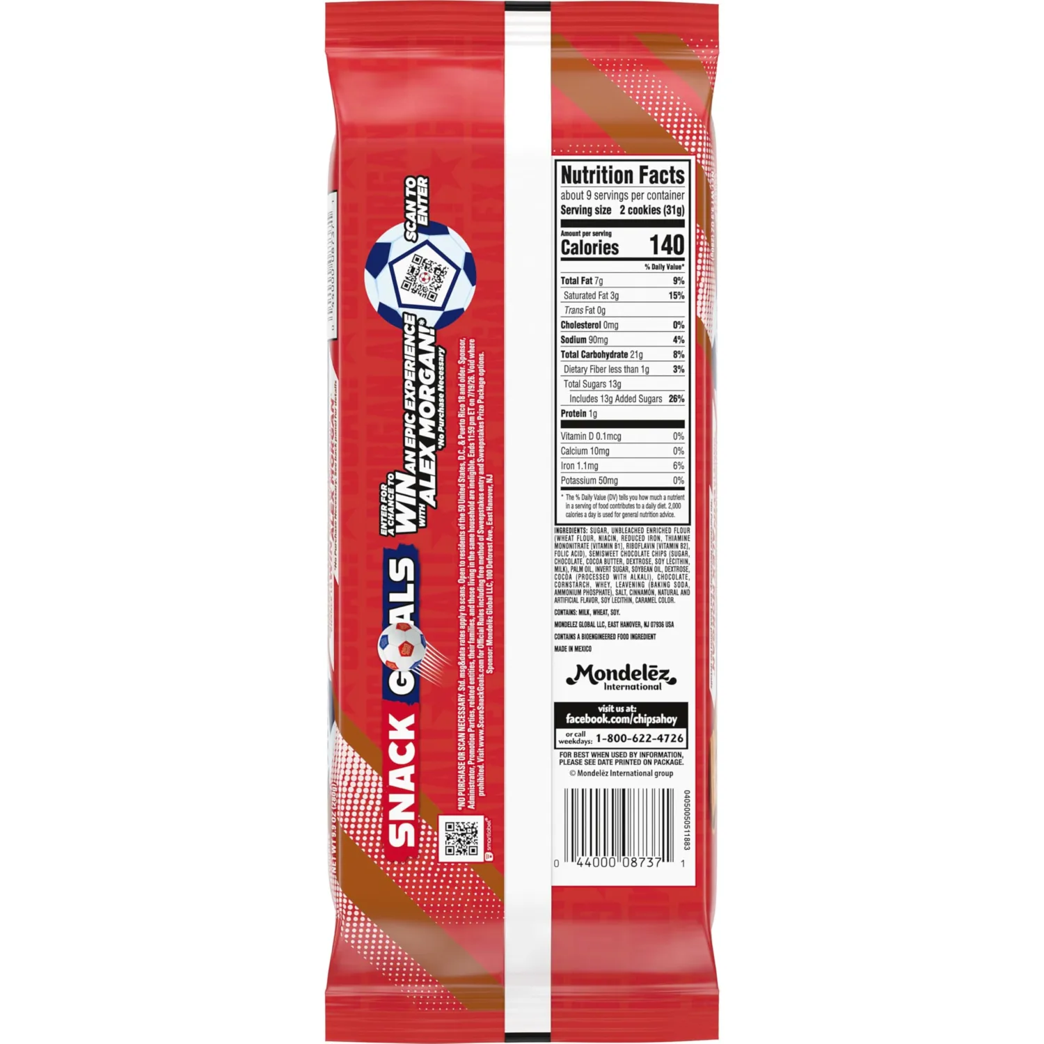 CHIPS AHOY! Chewy Chocolatey Churro Filled Chocolate Chip Cookies, Limited Edition, 9.9 oz