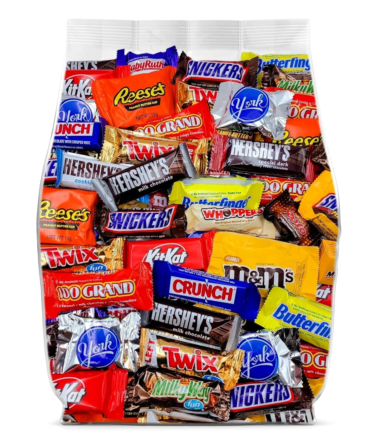 Assorted Chocolate Candy Variety Pack 5lb - Bulk Candy Individually Wrapped - Bulk Chocolate Candy Bars for Goodie Bags, Party Favors, Pinata Stuffers and Office Snacks - 5 Pounds