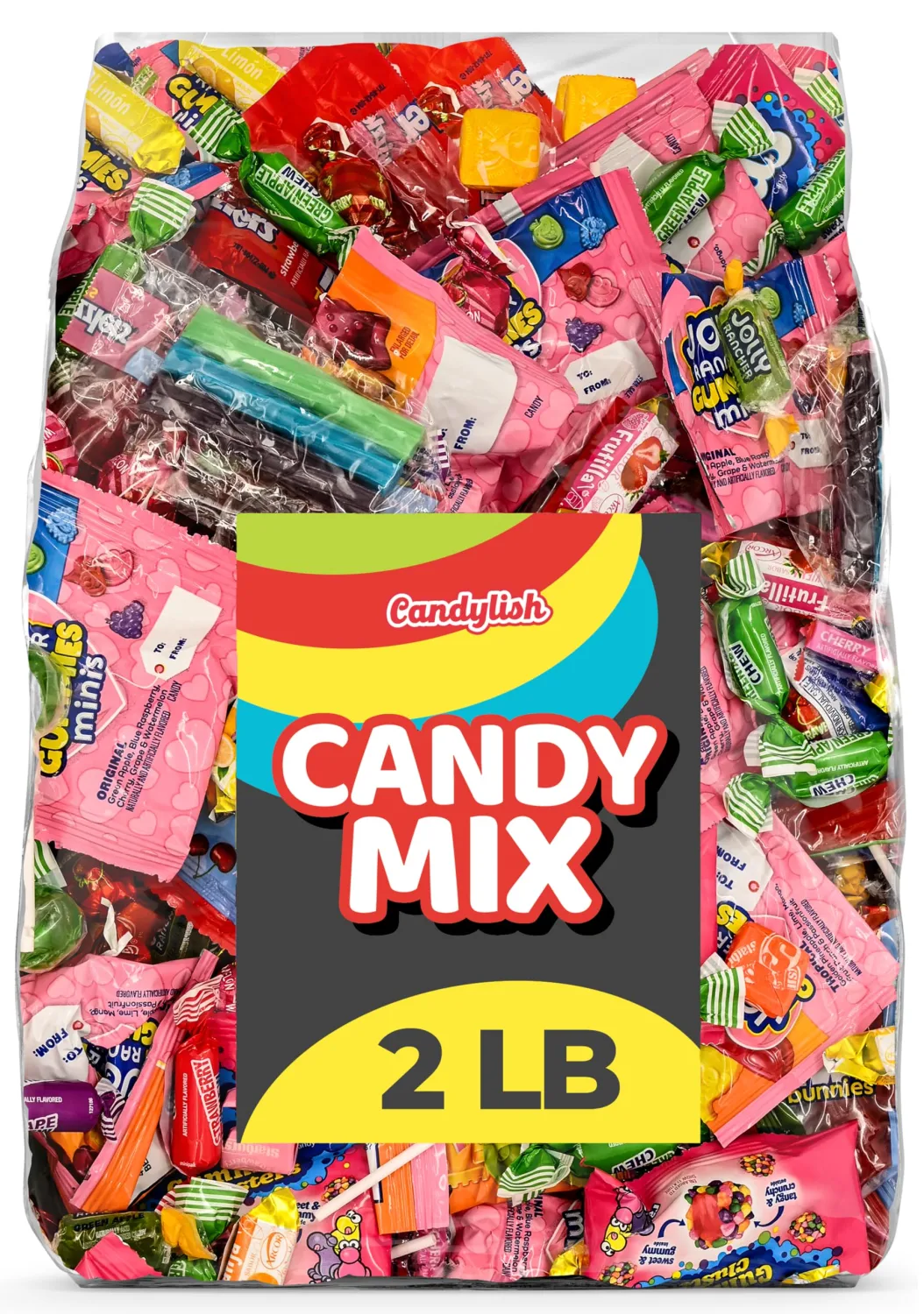 Bulk Candy Individually Wrapped 2 LB, Candy Variety Pack for Pinata, Goodie Bags & Party Favors