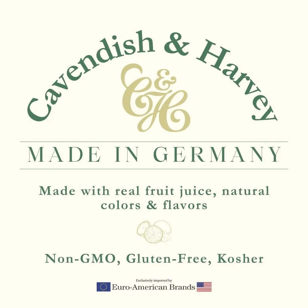 Cavendish & Harvey | Tropical Fruit Hard Candy Drops | 7 Ounce Tin