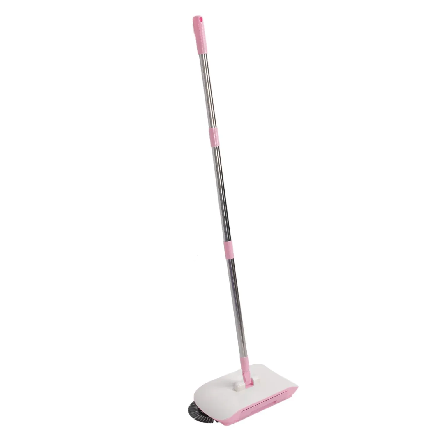 Function Manual Floor Sweeper Mop with 180 Rose Gold Finish for Hardwood Tile Marble No Electricity Needed