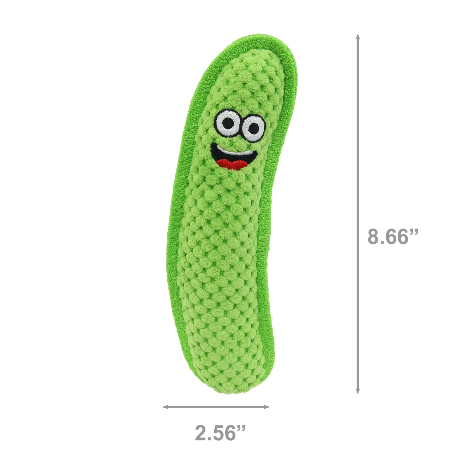 TUFFY® : Pickle Dog Toy: Ultra Durable Plush Toy with Multiple Layers & Reinforced Seams, Washable and Floats, Original Construction