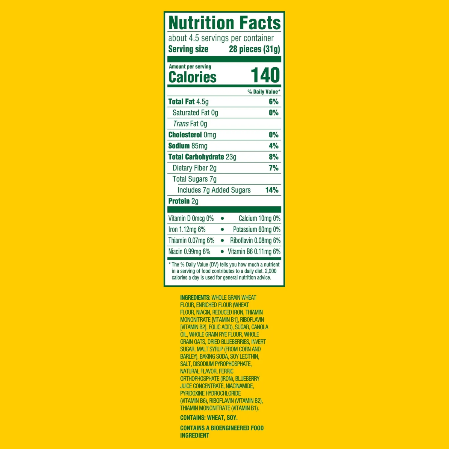 belVita Bite Size Snacks, Blueberry Crunchy Bites, 6-5 oz Bags