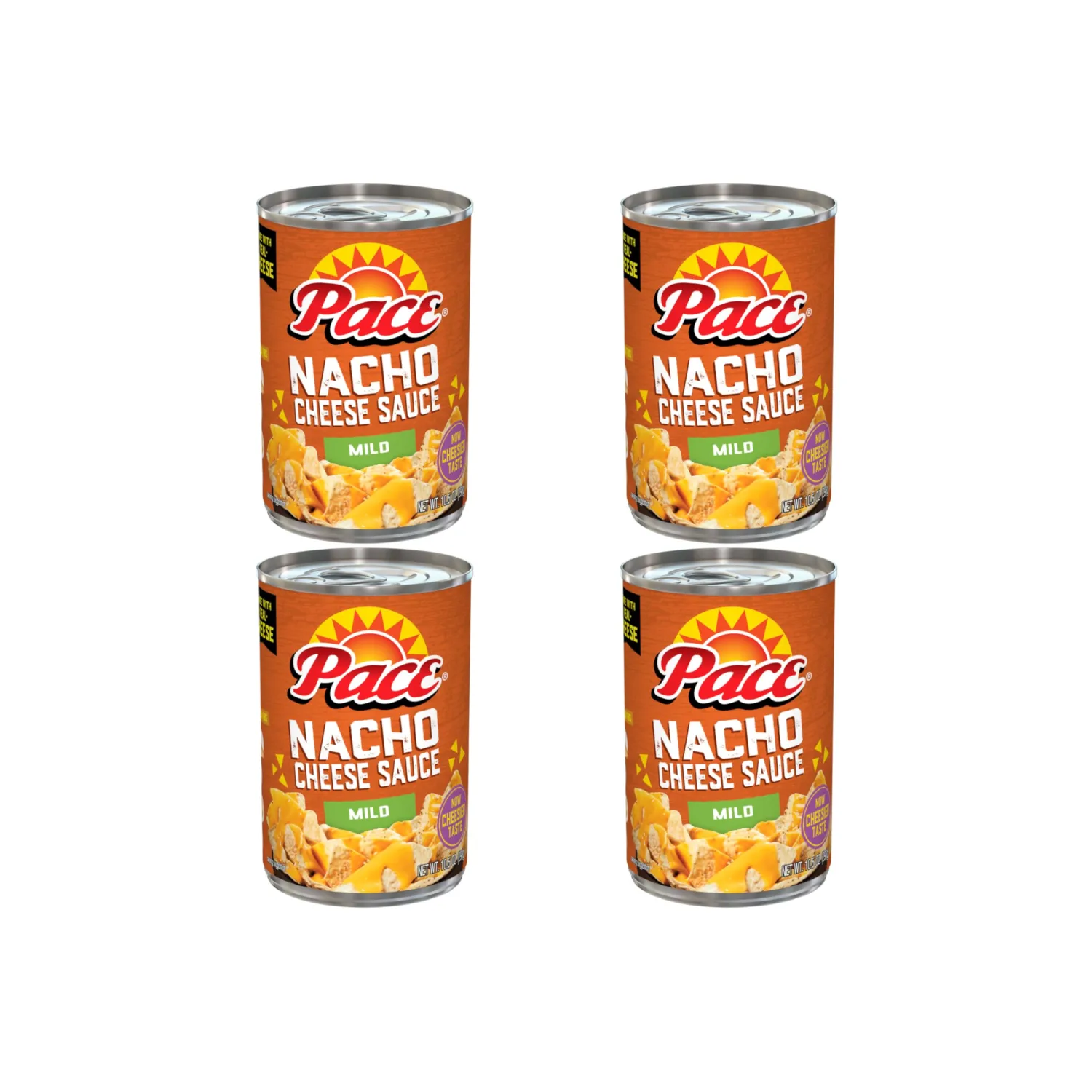 Pace Mild Nacho Cheese Sauce, 10.5 oz Can (Pack of 4)