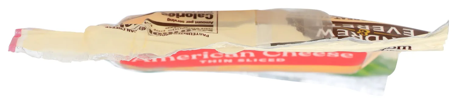 Andrew & Everett, Thin Sliced American Cheese, 7 oz