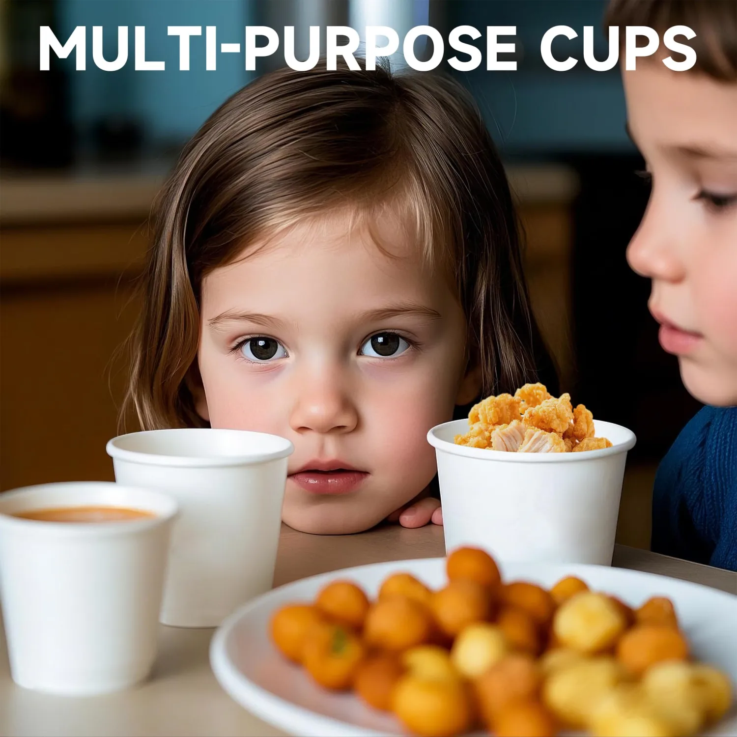 METAPRINT 300 Count 3 oz Disposable Mouthwash Cups, Small Paper Cups, Bathroom Paper Cups, Ideal for Parties and Everyday Use