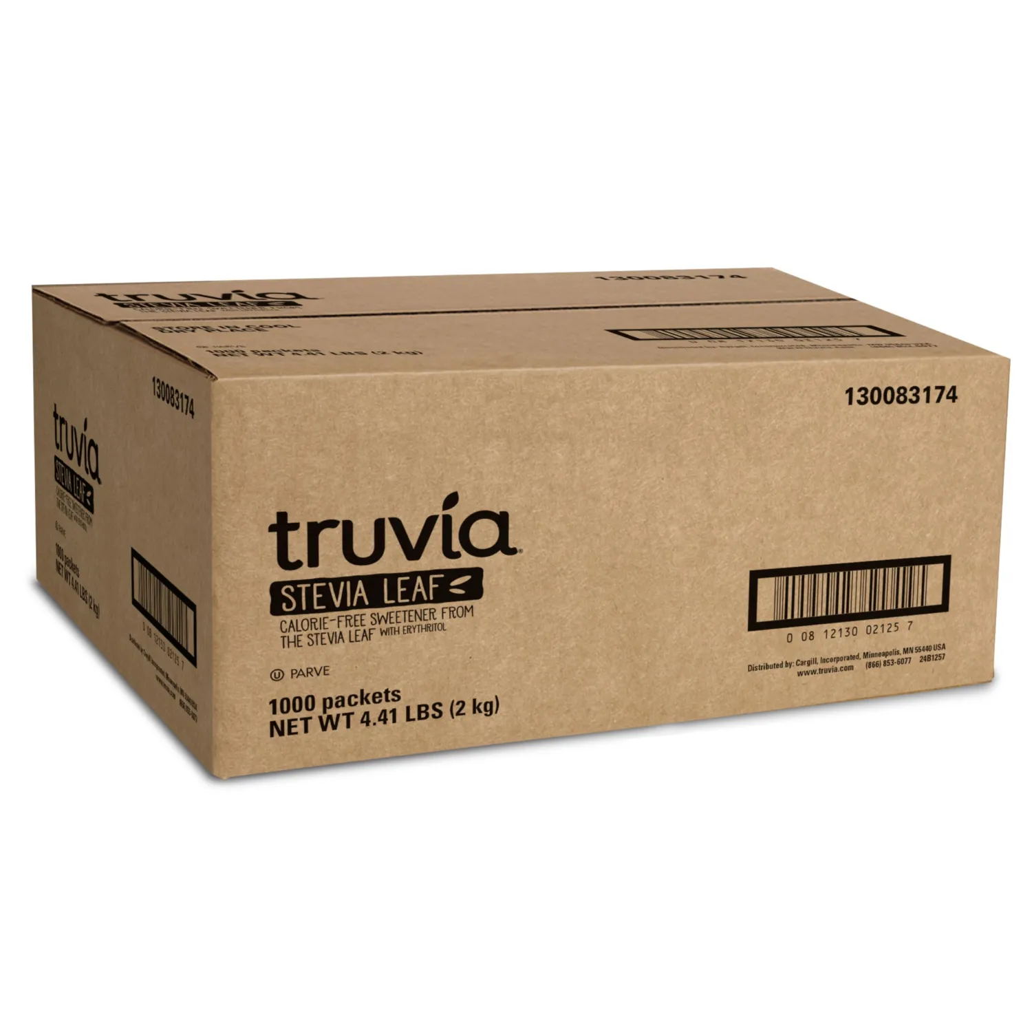 Truvia® Calorie-Free Sweetener Stevia Leaf Packets, 1,000 Count (70.5 oz Box)