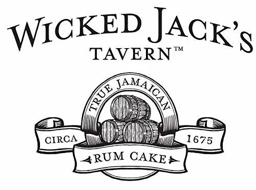 Wicked Jack’s Tavern True Jamaican Chocolate Rum Cake 4oz Gourmet Dessert Perfect Birthday, Thank You, or Gift Basket Treat Cakes for Delivery