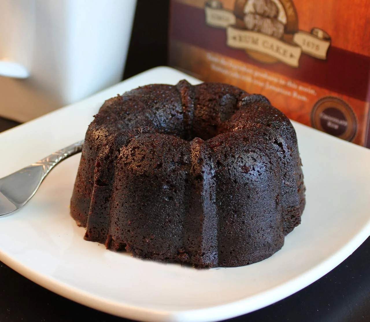 Wicked Jack’s Tavern True Jamaican Chocolate Rum Cake 4oz Gourmet Dessert Perfect Birthday, Thank You, or Gift Basket Treat Cakes for Delivery