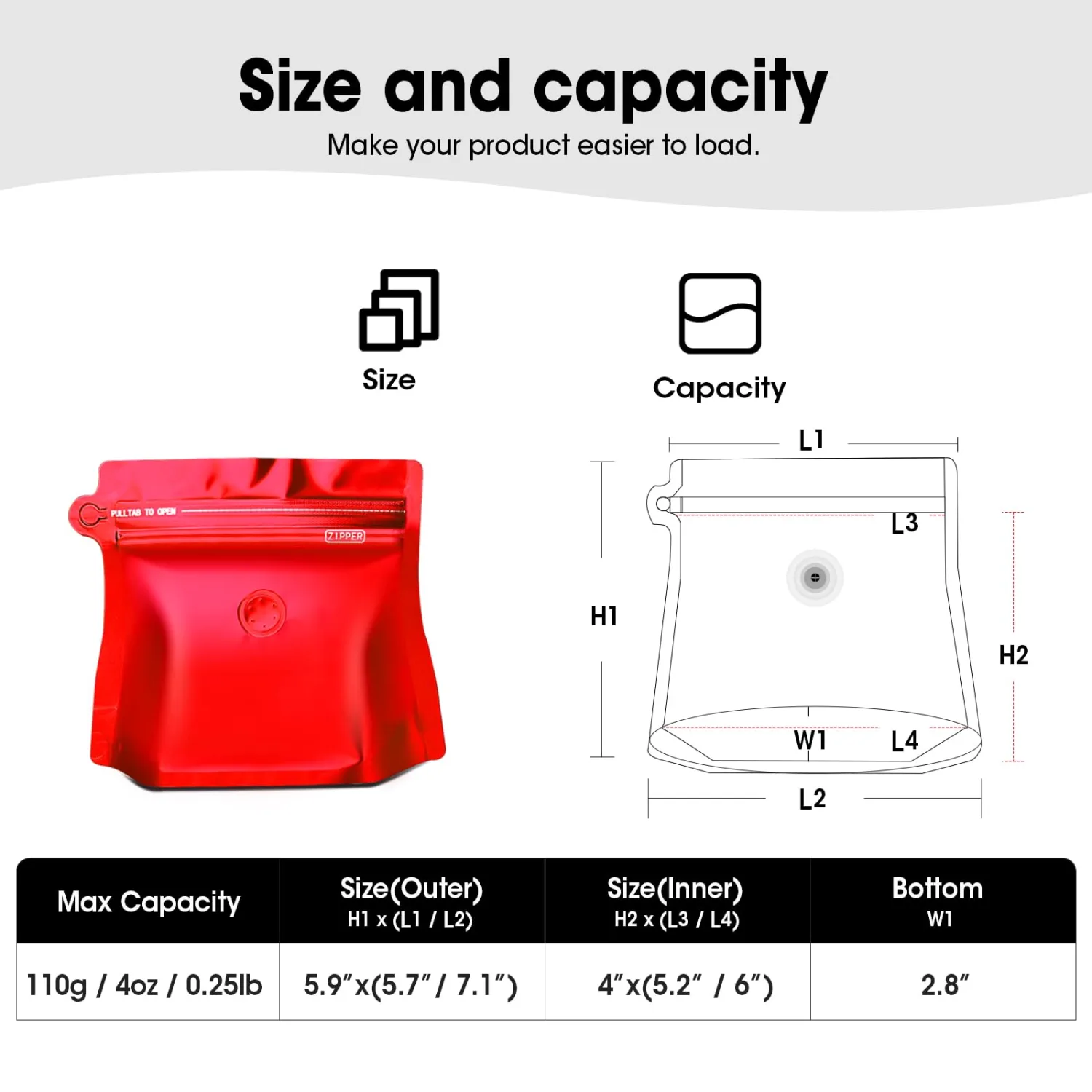 4oz 1/4 lb 60pcs Coffee Bags with Valve,Vented Coffee Bag Barrier Bag Store Bag Coffee Packaging Storage Pouches Stand-up Bags for Food Diamond Shaped Need to Use Heat Sealing Machine(Red)