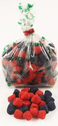 Scott's Cakes Strawberries & Blueberries in a 1 Pound Holly Bag
