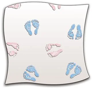 Scott's Cakes Strawberries & Blueberries in a 8 oz. Baby Footprints Bag